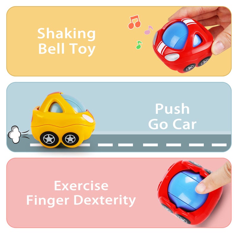 iPlay, iLearn Baby Toy Train, Infant Soft Cars for 6-12 Month Boy, Musical Push N Go Truck, Toddler Sensory Ball Rattle, Development Grasp Babies Birthday Gift 7 8 9 10 11 18 Month 1 2 Year Old Girl - Image 5