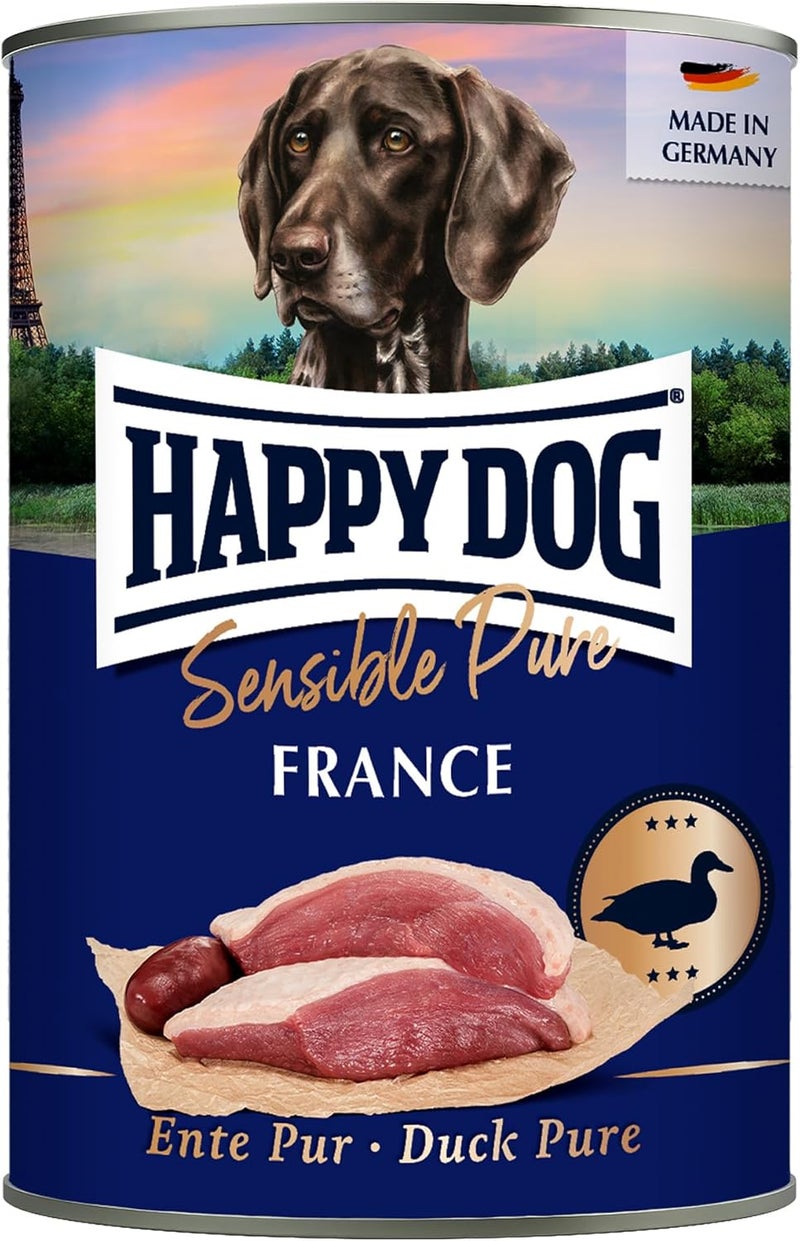 Happy Dog Duck Pur Wet Food for Dogs - 400g - Image 1