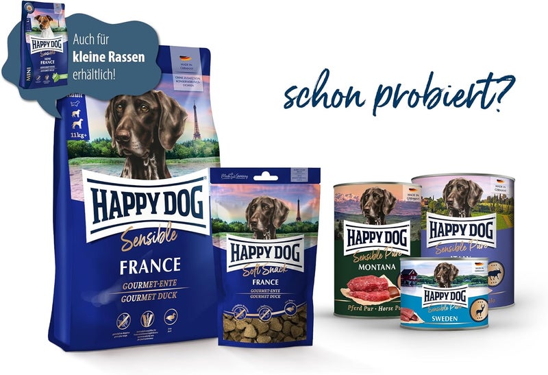 Happy Dog Duck Pur Wet Food for Dogs - 400g - Image 5