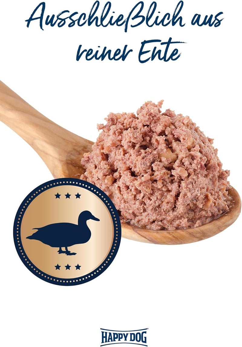 Happy Dog Duck Pur Wet Food for Dogs - 400g - Image 4