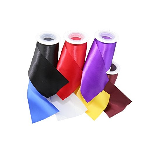 Ribbonitlux 4" Wide Double Face Satin Ribbon 5 Yards (250-Red), Set for Grand Opening Ceremonies, Ribbon Cutting, Chair Sashes, Wedding and Craft - Image 5