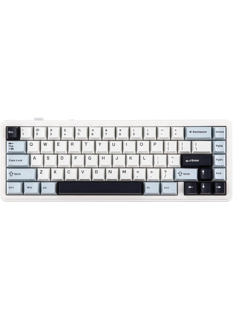 AULA F65 65% Wireless Mechanical Keyboard, Hot Swappable Reaper Switch Gasket Custom Gaming Keyboard with Five-Layer Padding, RGB Backlit, Bluetooth/2.4GHz/USB-C  - Image 1