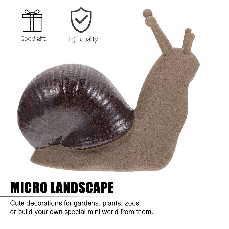 Garden Snail Statue Decorative Animal Figurine Flower Pot Landscape Ornament - Image 3