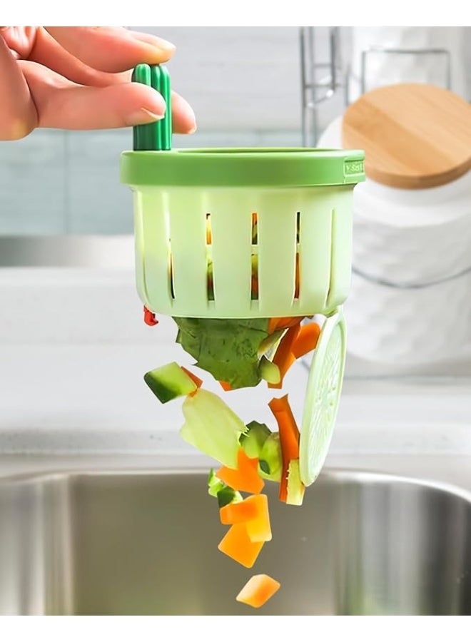 Cactus Kitchen Sink Drain Strainer, 2024 New Kitchen Waste Collector Filter, Press Automatic Dumping Basket, Multi-Functional Home Use Cactus Sink Draining Basket Filter Net Lifting Basket - Image 2