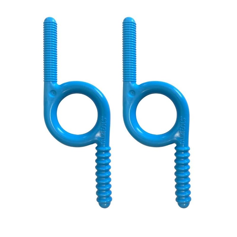 TalkTools Chewy Oral Motor Sensory Tool for Kids and Toddlers Therapy Tools to Improve Chewing and Biting Blue Groovy 2 Count Pack of 1