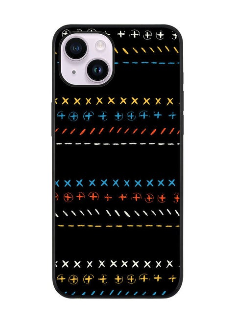 Rugged Black edge case for Apple iPhone 14 Plus Slim fit Soft Case Flexible Rubber Edges Anti Drop TPU Gel Thin Cover - Basic Math