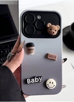 Mida iPhone 14 Pro Case with Modern Gradient Design, Shock and Scratch Protection, Featuring Unique 3D Elements  - Image 1
