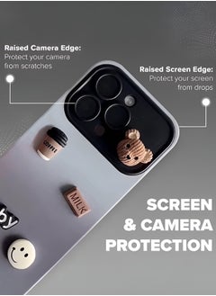 Mida iPhone 14 Pro Case with Modern Gradient Design, Shock and Scratch Protection, Featuring Unique 3D Elements  - Image 4
