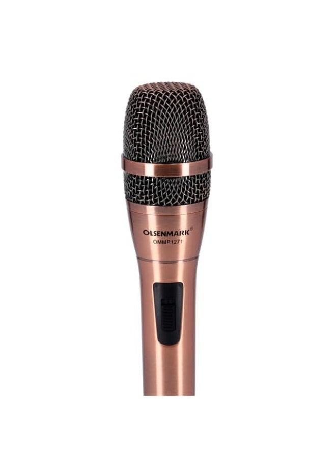 Olsenmark Professional Grade Dynamic Microphone with Durable Metal Capsule for Clear and Powerful Sound Reproduction - Image 3