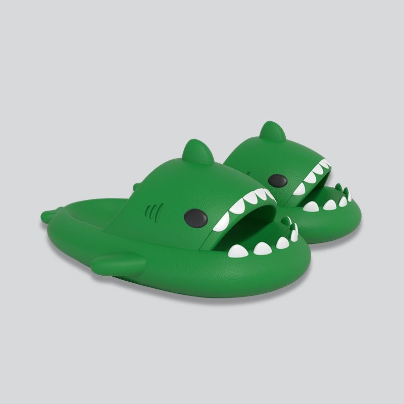 Shark Slippers Summer Adult Couple Sandals Funny Non-Slip Cartoon Casual Wear