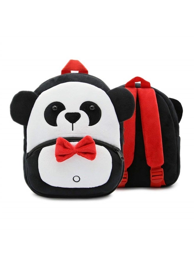 Children Toddler Preschool Backpack Plush Animal Cartoon Backpack Baby Kids School Satchel Travel Lunch Bags(Panda)  - Image 1