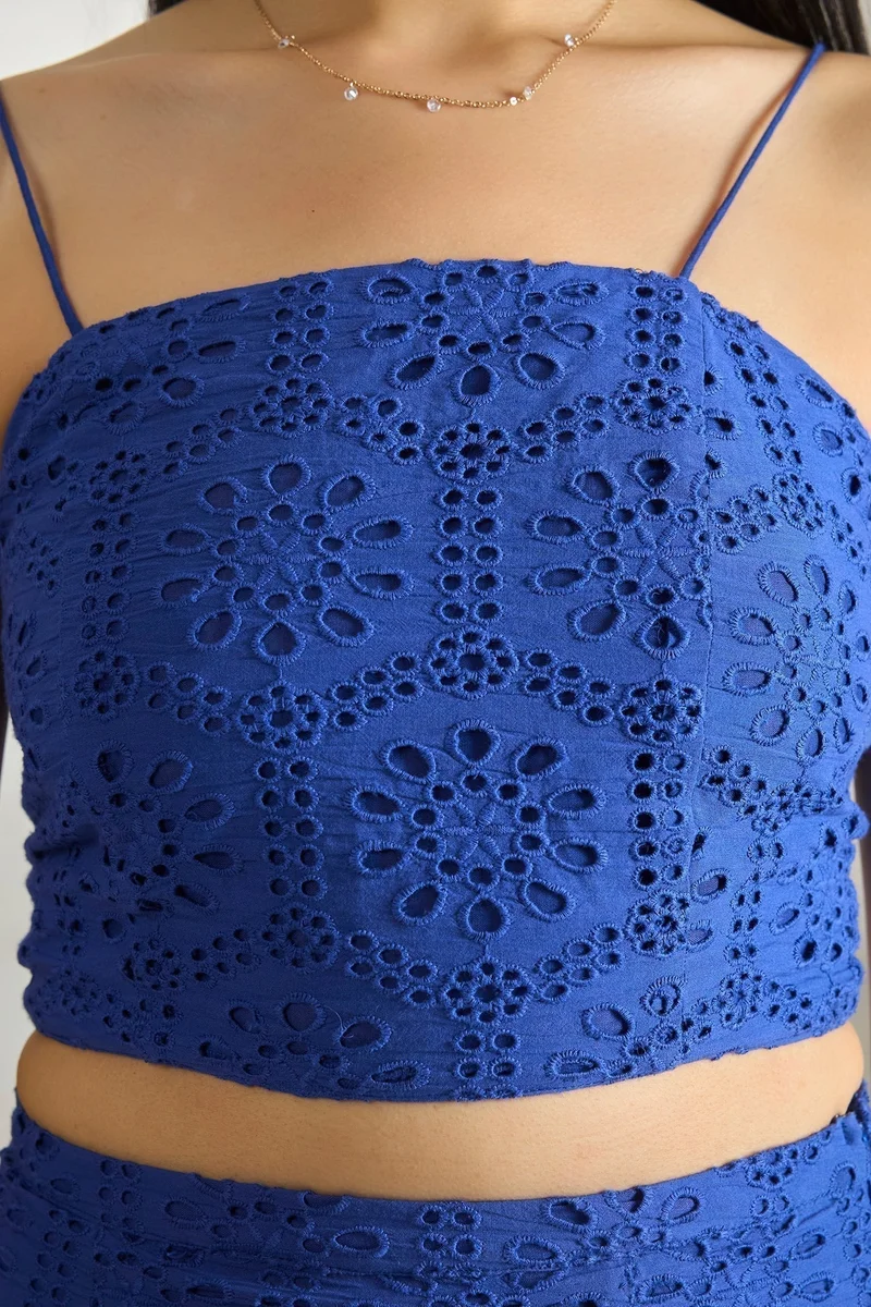 فيرجيو بلوزات قطنية شيفلي بحمالات للعطلات للنساء