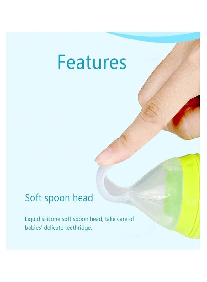 Joy Buzz Baby Feeding Product | Fruit Feeder Teether (1 Pcs) with 1 PCS Silicone Baby Food Dispensing Spoon 90ML and 6 Pcs Bib Set Combo Pack (Set of 8 Green) - Image 3