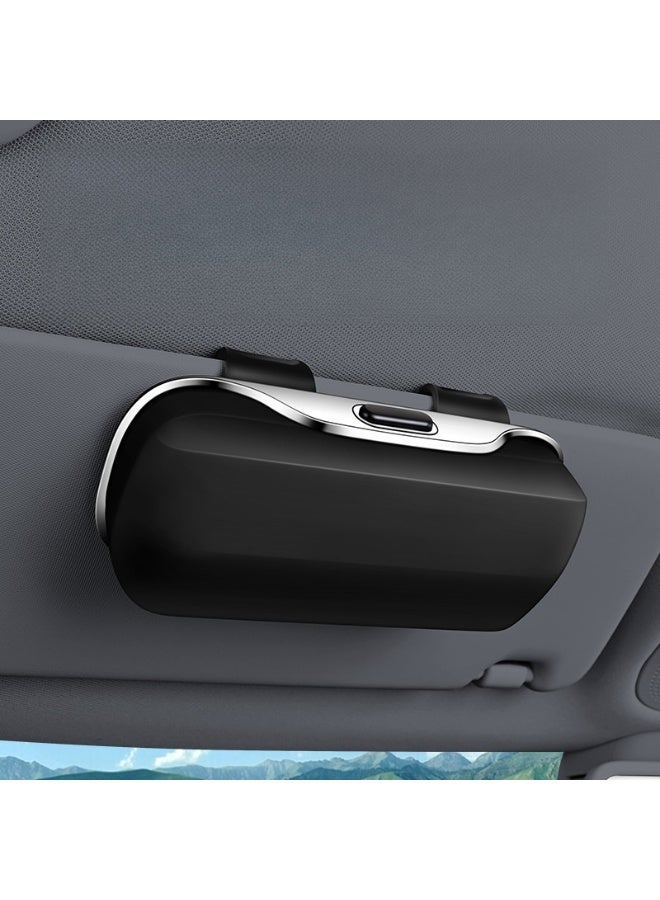 Generic Car glasses box sunglasses holder clip car driver's glasses clip sunglasses car storage box glasses frame  - Image 1