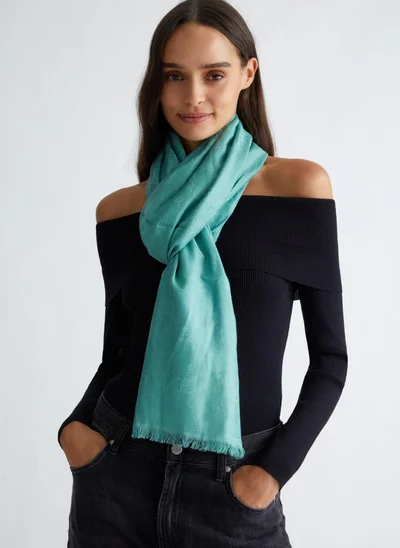 Liu Jo Stole with jacquard logo