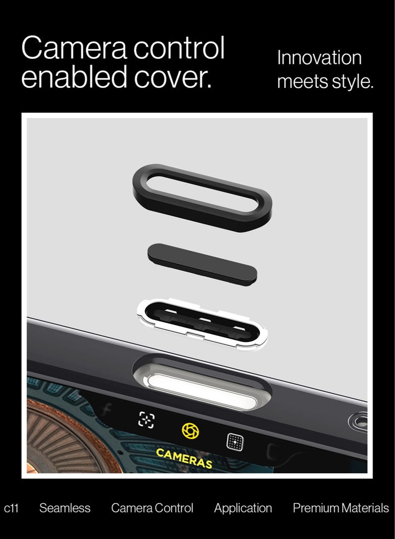 Spigen Ultra Hybrid T MagFit for iPhone 16 Pro MAX Case Cover [Camera Control Button Cover] with MagSafe [3D Spatial Effect with Hexa-Layer Print] - C11 Navigator - Image 5