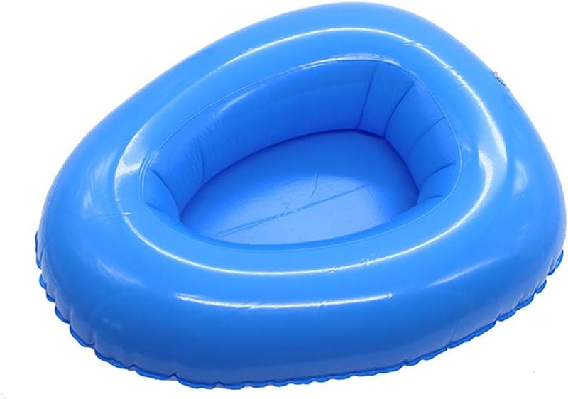 Mybow Inflatable Bedpan for Elderly Females Fractured Bed Pan Hospital Toilet Comfortable Inflatable Bed Potty for Adults Disabled Bariatric Bedpan Portable Toilet Nursing Equipment - Image 2