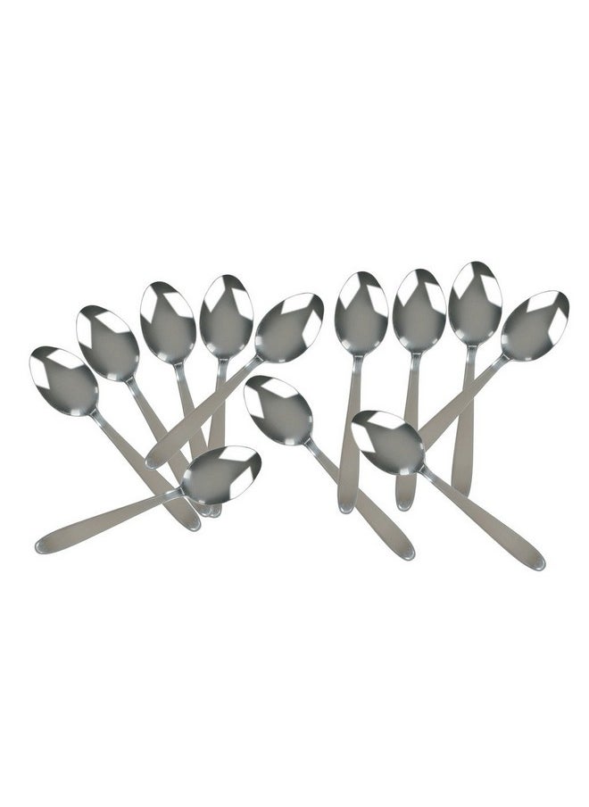 KCL KCL Plain Stainless Steel Tea Spoon Set - 12pc 