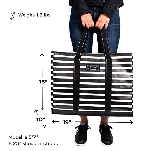 SCOUT Original Deano Tote Large - Durable Lightweight Open Top Beach, Pool & Lake Bag, Inside Zip Pocket, Folds Flat - Image 3