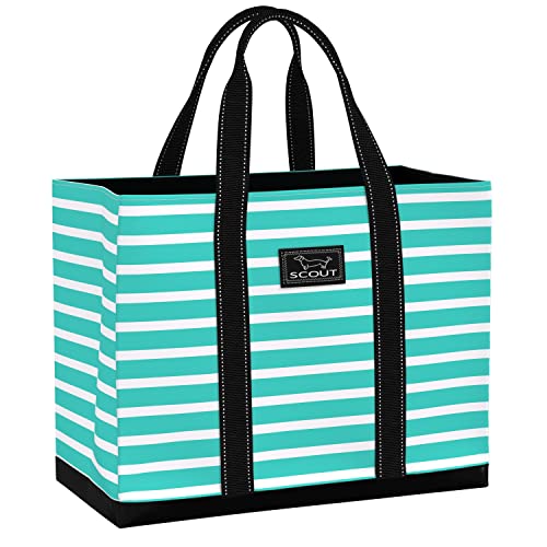 SCOUT Original Deano Tote Large - Durable Lightweight Open Top Beach, Pool & Lake Bag, Inside Zip Pocket, Folds Flat - Image 1
