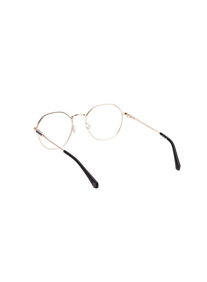 GANT Ga3256 Geometric Metal Frames For Men Size 53, Shiny Rose Gold - Image 3