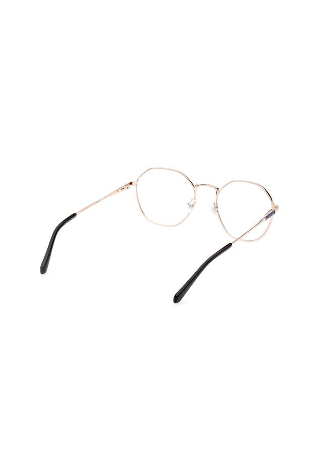 GANT Ga3256 Geometric Metal Frames For Men Size 53, Shiny Rose Gold - Image 5