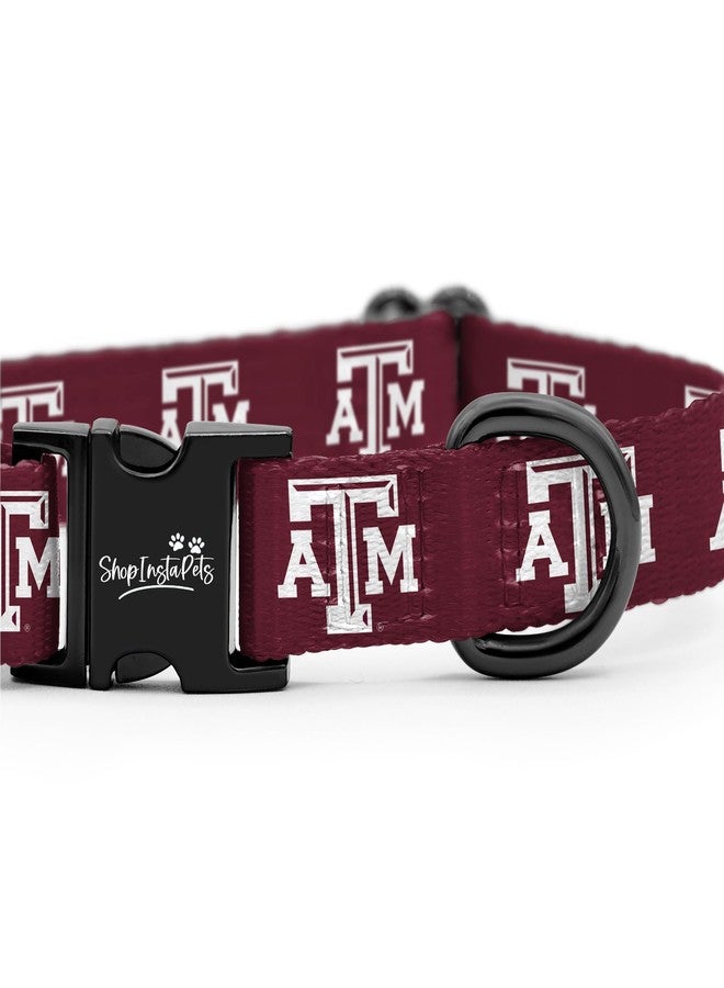 ShopInstaPets Texas A&M Aggies Collars and Leashes | Officially Licensed | Adjustable-Fits All Pets! (Small Collar) - Image 4