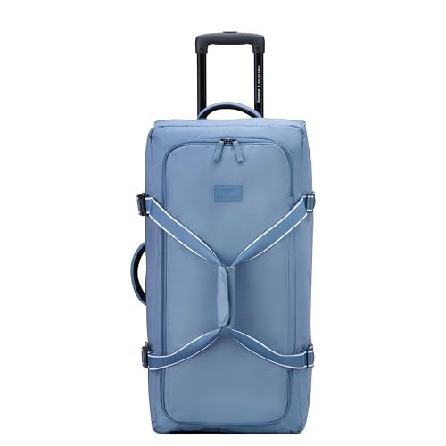 florence by mills On A Roll Two Wheel Rolling Travel Duffle Bag, Zinc Blue, 28 Inch - Image 1