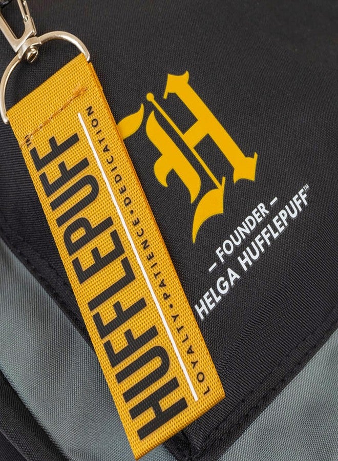 Harry Potter Backpack for Adults Set - Bundle with 16" Hufflepuff Backpack Plus Decals | Harry Potter Travel Bag for Teens, Adults - Image 4