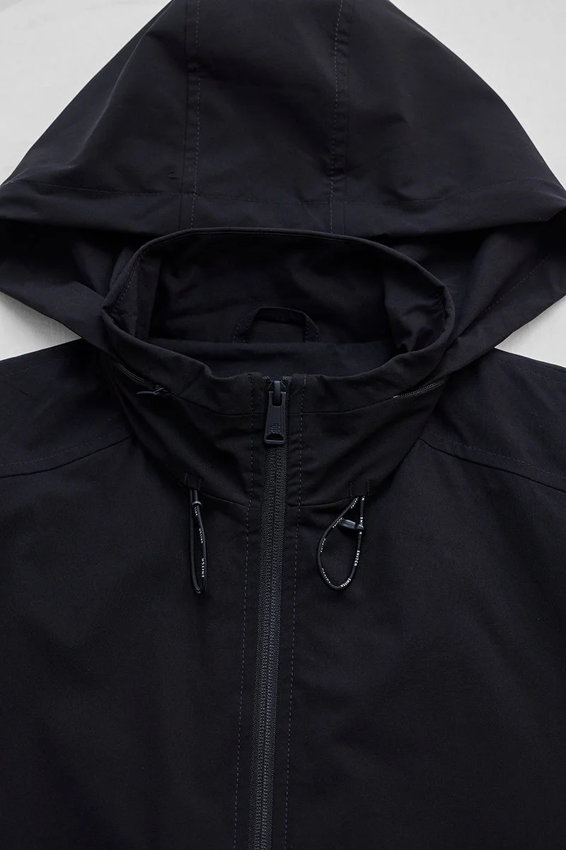 SNITCH جاكيت بغطاء رأس قابل للفصل أسود