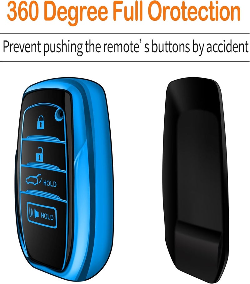 Sindeda Blue Key Fob Cover for Toyota - Image 4