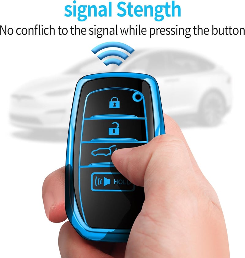 Sindeda Blue Key Fob Cover for Toyota - Image 5