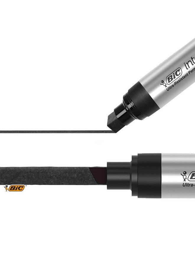 Bic Intensity Metal Pro Xl Permanent Marker Chisel Tip Black Bold And Longlasting Color 12Count  - Image 5