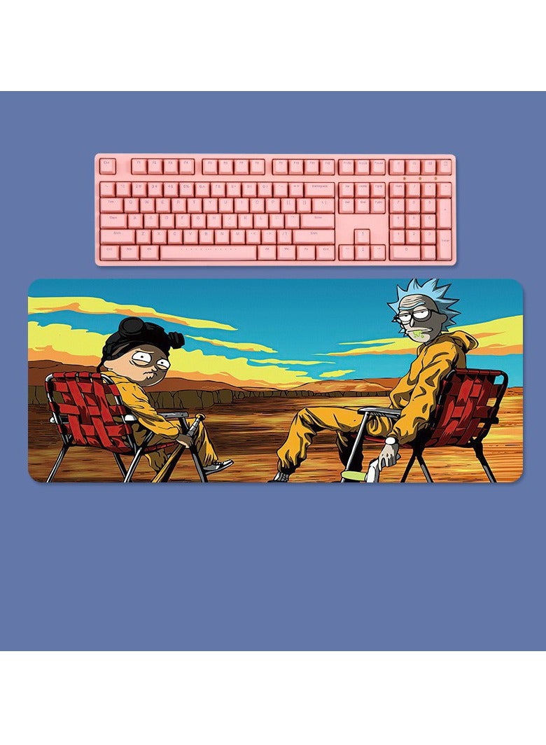 Large Mouse Pad 900x400mm Extended Mouse Pad Non-Slip Rubber Base Gaming Mouse pad Office Desk Mat Desk Pad Smooth Cloth Surface Keyboard Mouse Pads - Image 1