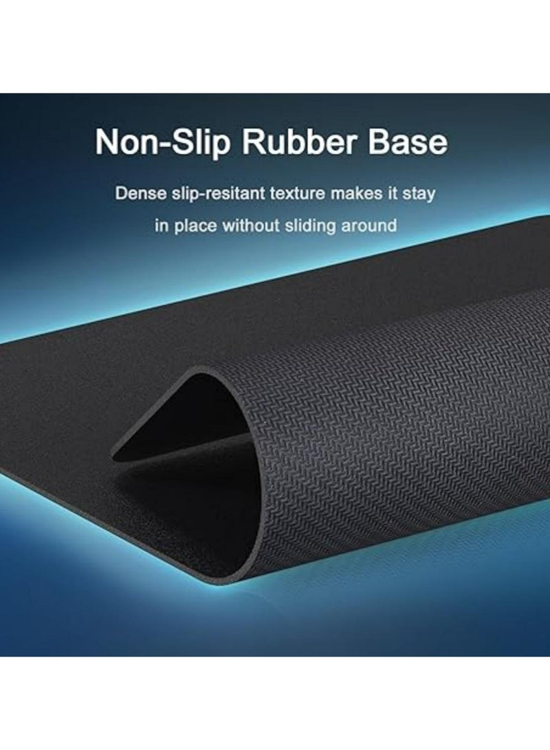 Large Mouse Pad 900x400mm Extended Mouse Pad Non-Slip Rubber Base Gaming Mouse pad Office Desk Mat Desk Pad Smooth Cloth Surface Keyboard Mouse Pads - Image 3