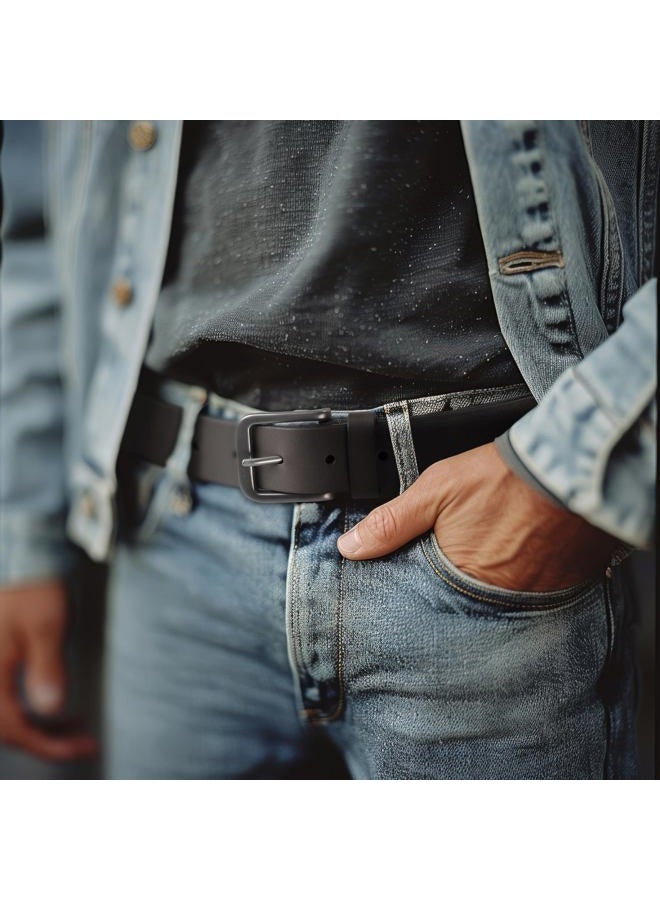 Wrangler Men s Full Grain Genuine Boot Leather 35 mm Casual Belt for Jeans, Khakis (Brown 40) - Image 5