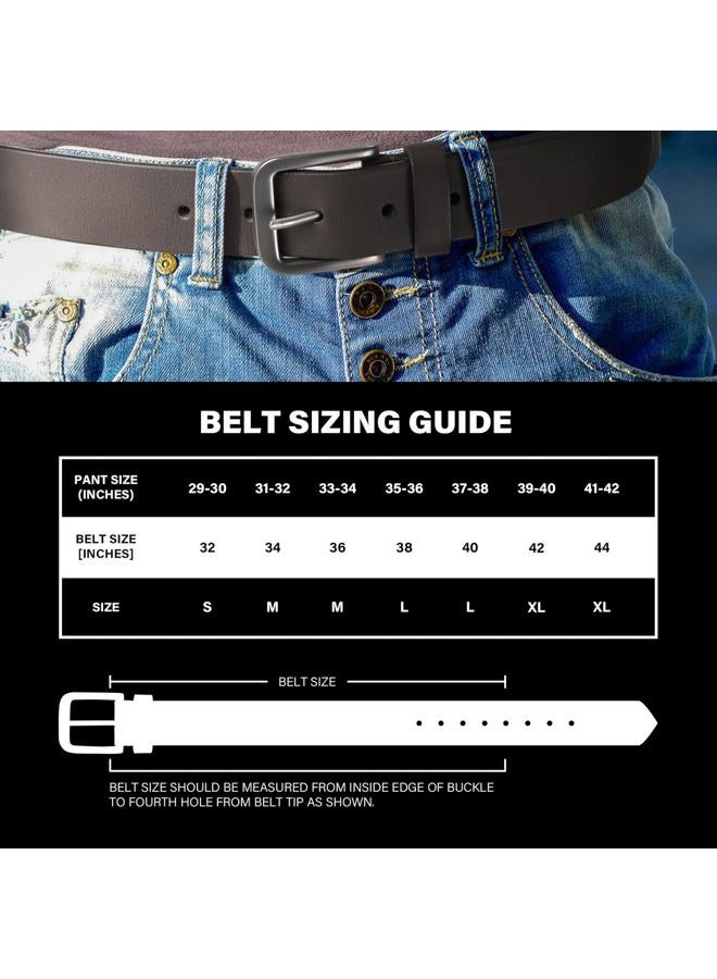 Wrangler Men s Full Grain Genuine Boot Leather 35 mm Casual Belt for Jeans, Khakis (Brown 40) - Image 3
