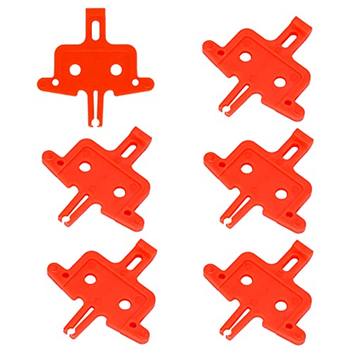 Sliverdew 6PCS Bicycle Brake Pads Spacer Hydraulic Disc Brake Pads Spacer Hydraulic Bike Brake Pad Spreader Cycling Repair Instert Tools for MTB Road Bike - Image 1