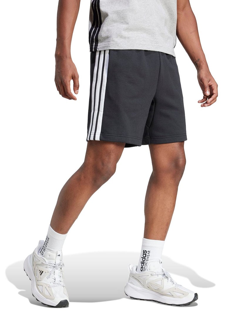 Adidas Essential 3-Stripes French Terry Shorts - Image 5