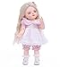 Cloveray BJD Dolls 14 Ball Jointed Doll Fullset with 15 Articulated Joints and Adjustable Glass Eyes 20 Inch 50cm Full Vinyl Girl Collectible RebornStyle Doll for Ages 14 Gift Box Packaging - Image 2
