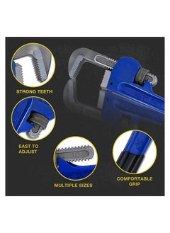 Generic Pipe Wrench Heavy Duty 14", Forged Steel Head, Strong Iron Handle Pipe Wrench/1 Pcs  - Image 2