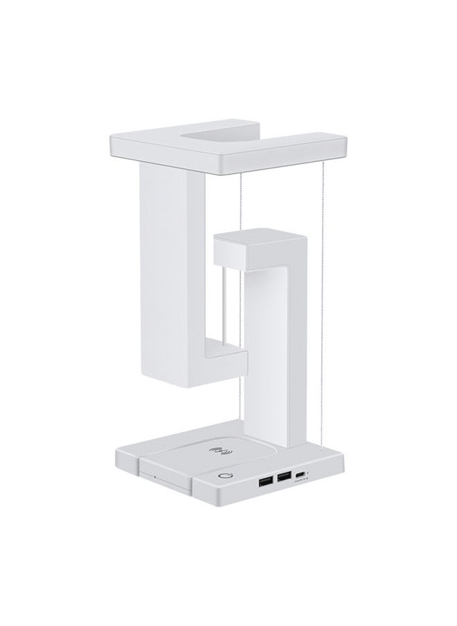 Generic - 2-in-1 Suspended Anti-Gravity Table Lamp Wireless Rechargeable Touch Control Table Light Phone Charging Floating Desk Lamp - Image 1