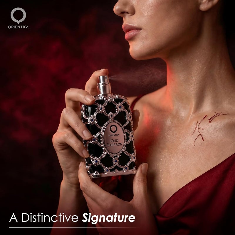 Orientica Luxury Collection Oud Saffron Eau De Parfum - 2.7oz / 80ml - Image 3