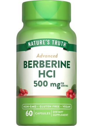 Berberine Capsules | 500mg | 60 Count | Vegetarian, Non-GMO, & Gluten Free Supplement | by Nature's Truth - pzsku/Z6397532A3B2FC05EB7E2Z/45/1755879378/ea8f4556-cbe6-49cd-85df-0e5b7e1890ea