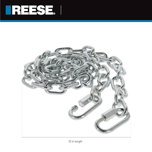 REESE Towpower 74059 Towing Safety Chain, 5,000 lbs. Capacity, 72 Inch Length - Image 2