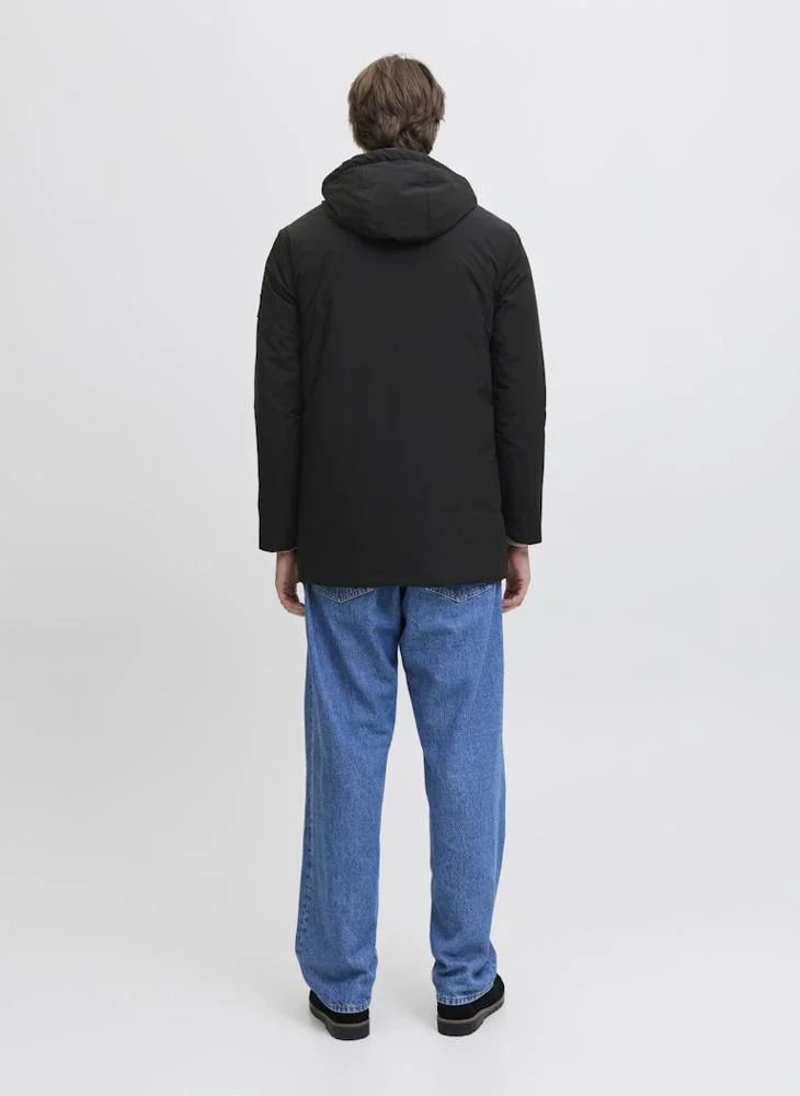 JJ Rebel Casual Parka Zip Through Jacket