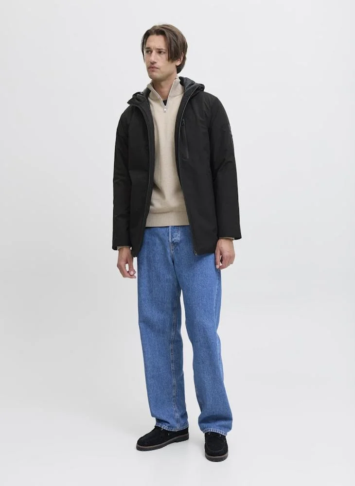 JJ Rebel Casual Parka Zip Through Jacket