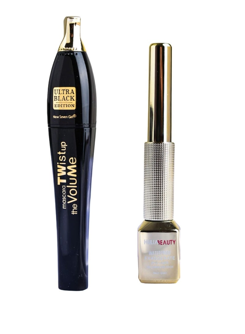 Generic Eyelashes volumizing mascara and liquid eyeliner  - Image 1
