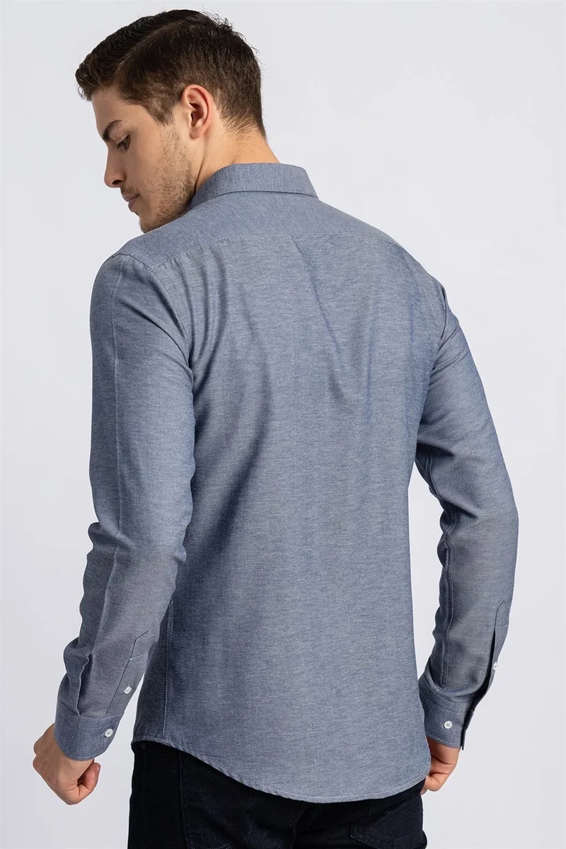Tudors Slim Fit Slim Fit Oxford Sports Men's Shirt