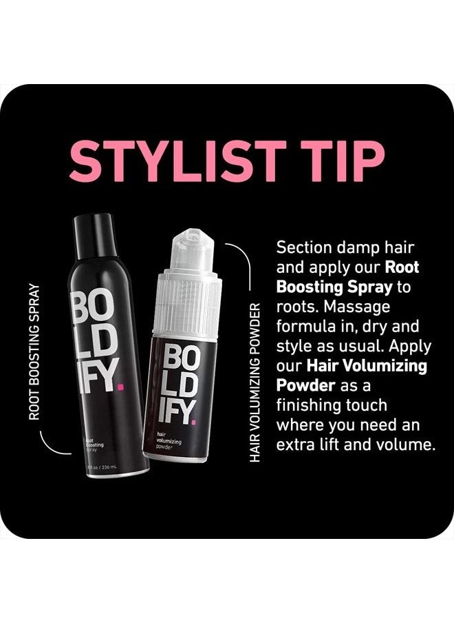 Boldify - BOLDIFY Hair Volumizer and Hair Texture Powder - Hair Styling Powder, Travel Size Hairspray Hair Powder for Women & Men, Hair Powder Helps Hold Hair Fibers for Thinning Hair for Women & Men - Image 1